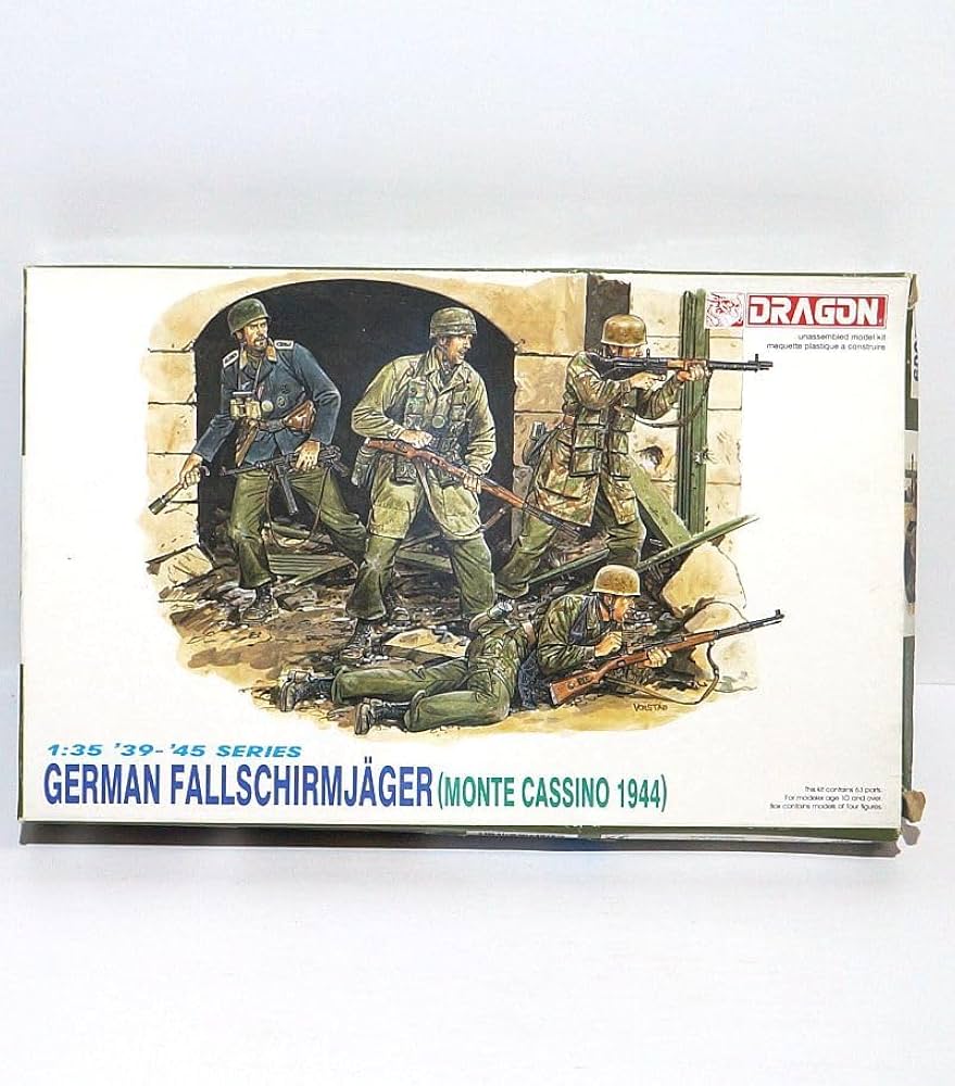 Amazon.co.jp: ドラゴン 1/35 ドイツ 降下猟兵 モンテカッシーノ